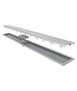 Ralo Linear Elleve Royal Tampa Inox 100 cm - 118