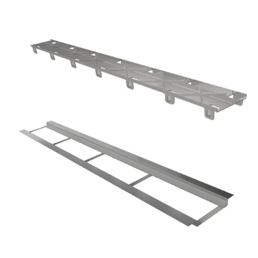 Ralo Linear Elleve Infinity Tampa Oculta C/ Base Inox 120 Cm - 258