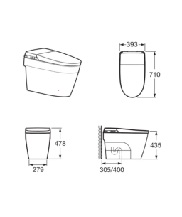 Bacia In-Wash® com In-Tank Inspira 