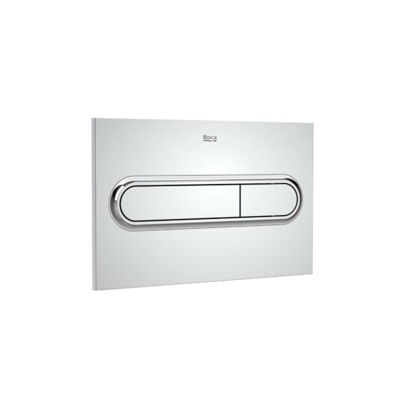 Placa de Acionamento Roca com descarga dual 3/6L PL1 Cromado A890195001