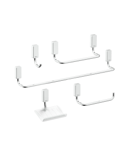 Kit Acessórios 5 Peças Roca One Cromado B5001E6CR0