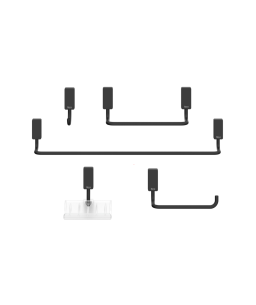 Kit De Acessórios 5 Peças Roca One Matt Black B5002E60R0