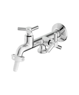 Torneira de Parede Para Tanque e Máquina com Bico União Plástico Roca One B5006CKCR3