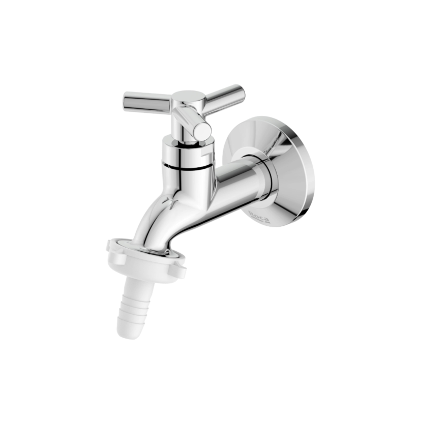 Torneira De Parede Para Tanque e Jardim com Bico União Plástico Roca One B5007CKCR3