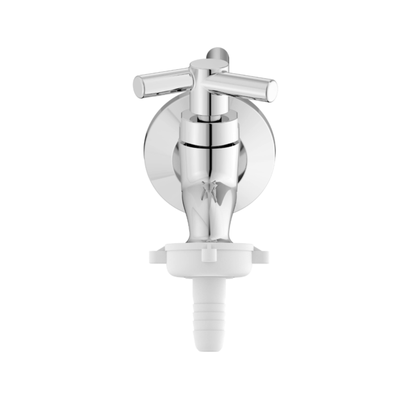 Torneira De Parede Para Tanque e Jardim com Bico União Plástico Roca One B5007CKCR3