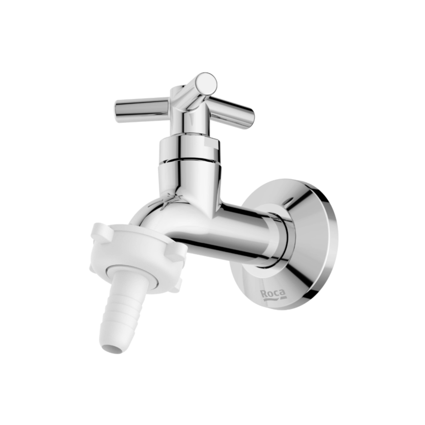 Torneira De Parede Para Tanque e Jardim com Bico União Plástico Roca One B5007CKCR3