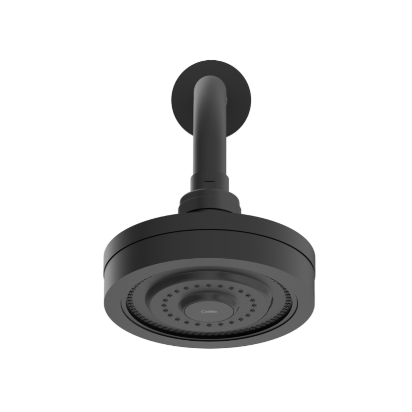 Chuveiro Redondo com Sistema Autolimpante Master Roca Matt Black B5008C6R0B