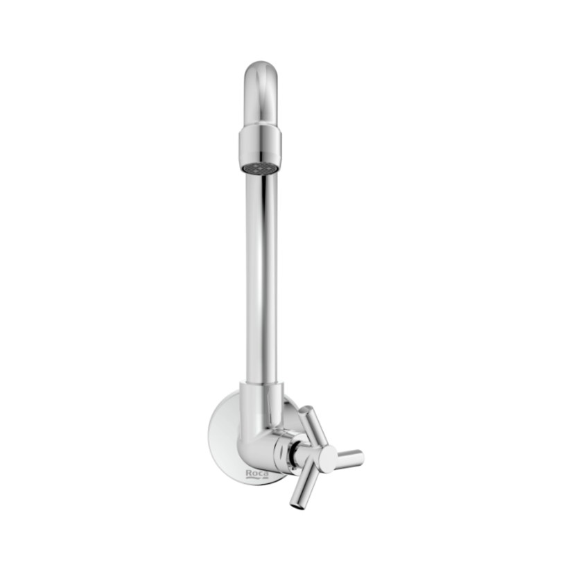 Torneira de Parede para Cozinha Bica Alta Móvel Roca One B5008CKCR3