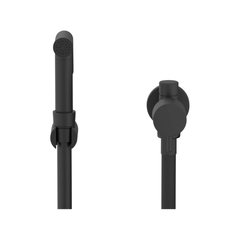 Ducha Higiênica com Derivação Matt Black Roca Basic B5062C7R0B