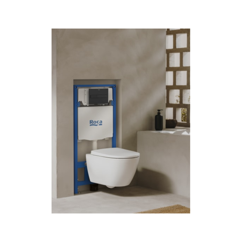 Placa de Acionamento Roca com descarga dual 3/6L PL7 Preto Matte A890188206