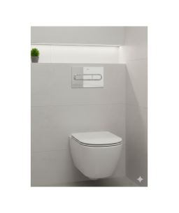 Placa de Acionamento Roca com descarga dual 3/6L PL1 Cromado A890195001