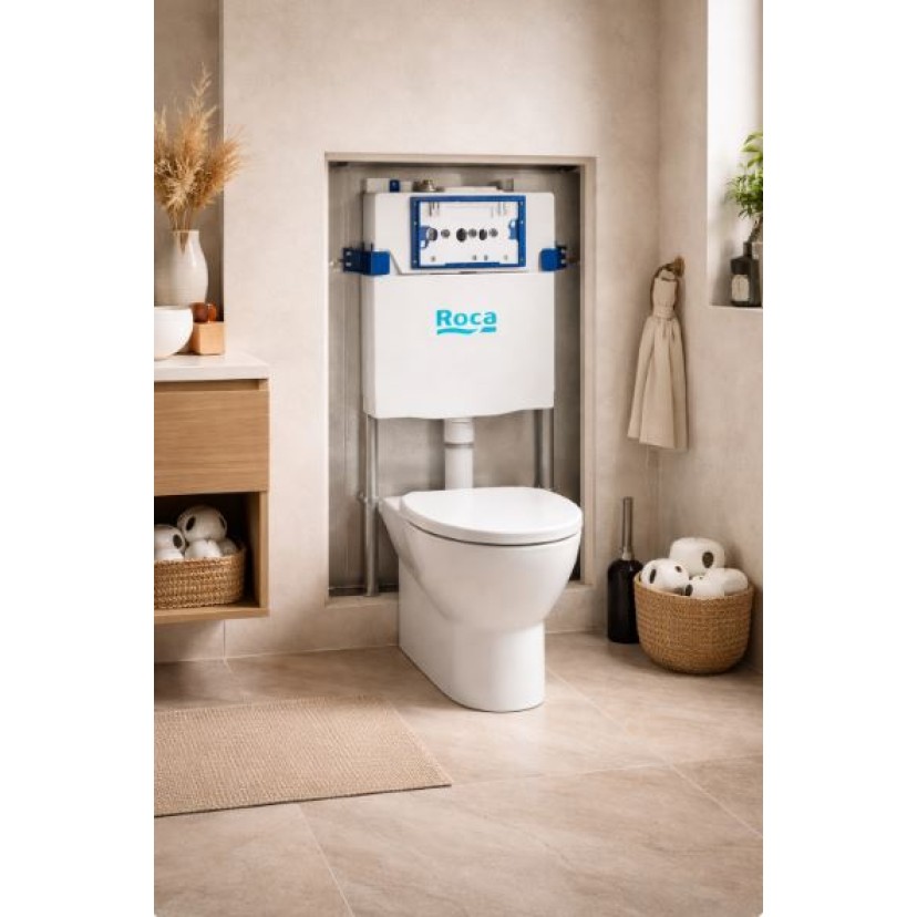 Caixa embutida Roca com dupla descarga para Alvenaria bacia convencional B890070200