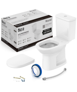 Kit De Bacia Com Caixa Acoplada E Itens De Instalação Debba Round C329723002