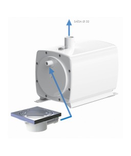 SFA SANIFLOOR bomba de sucção para ralo de chuveiro 220V HIFLOOR1BR