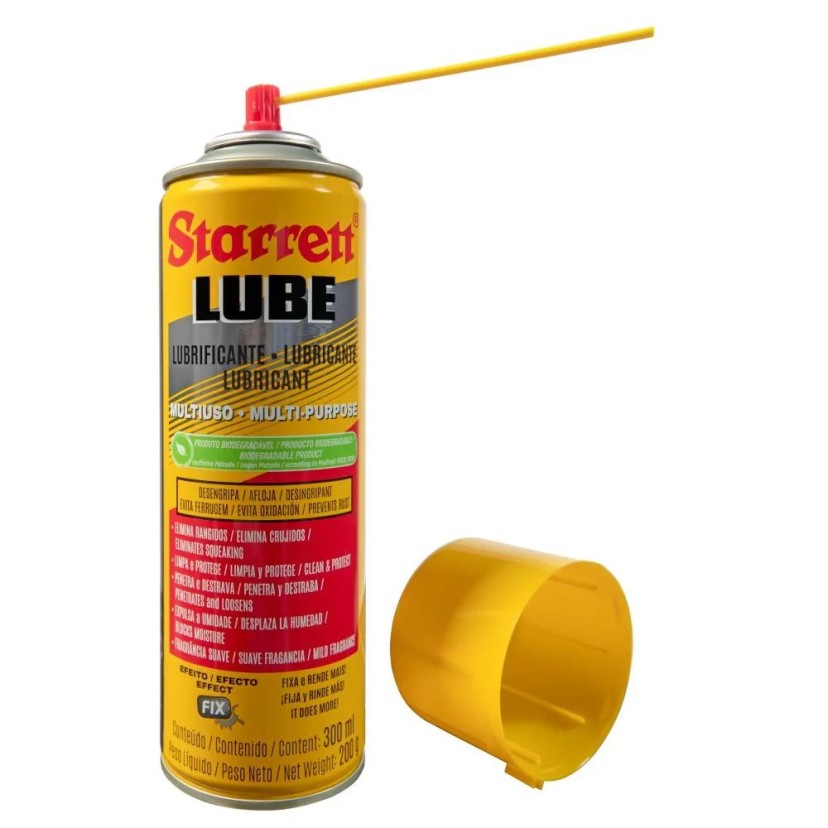 Desengripante e Lubrificante Spray Multiuso Starrett S-LUB300