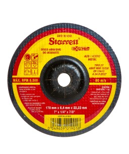 Disco de Desbaste Exact 178mm x 6,4mm x 22,23mm Starrett 