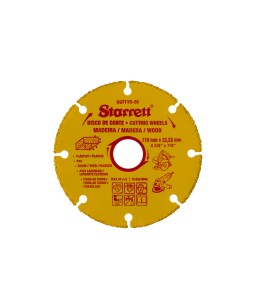 Disco de Corte para Madeira Multi 110x22,23mm Starrett 