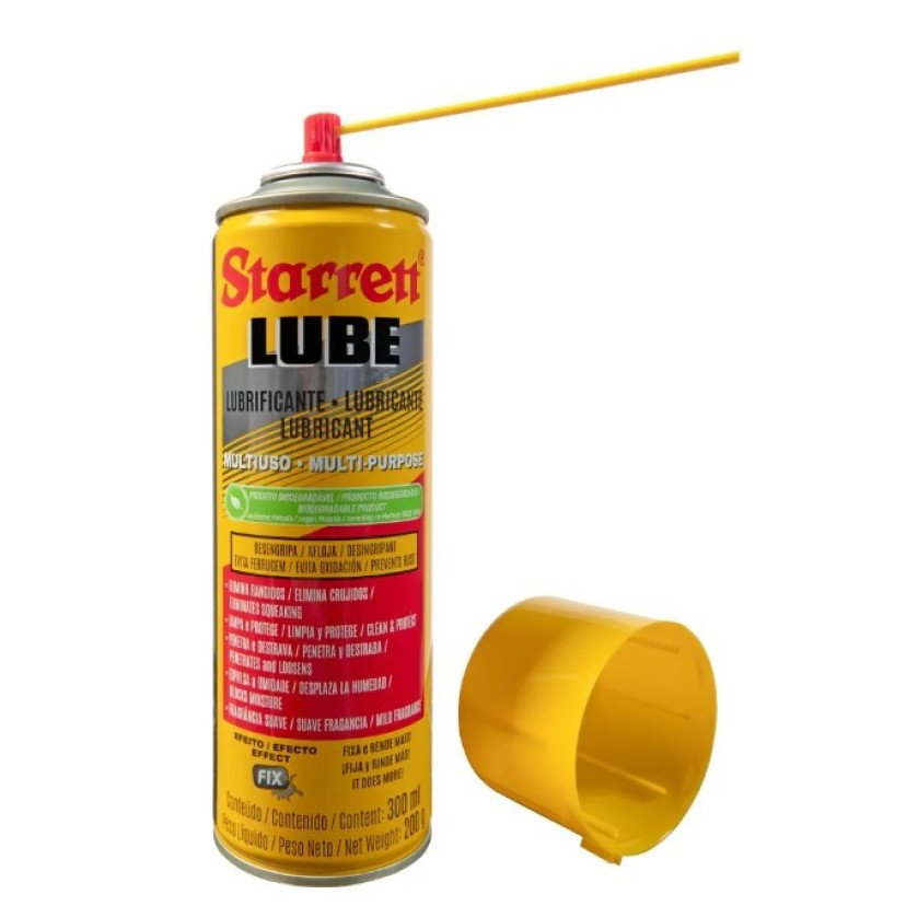 Desengripante e Lubrificante Spray Multiuso - Lube Starrett