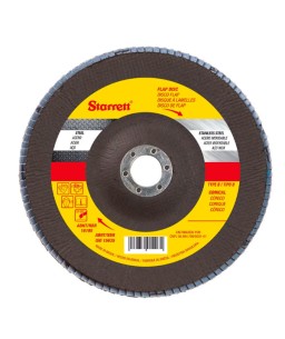 Disco de Flap em Fibra de Vidro 115mm Grão 80 Starrett 