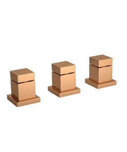 Misturador Bidê Cubo Gold Matte Deca 1895.GL86.MT