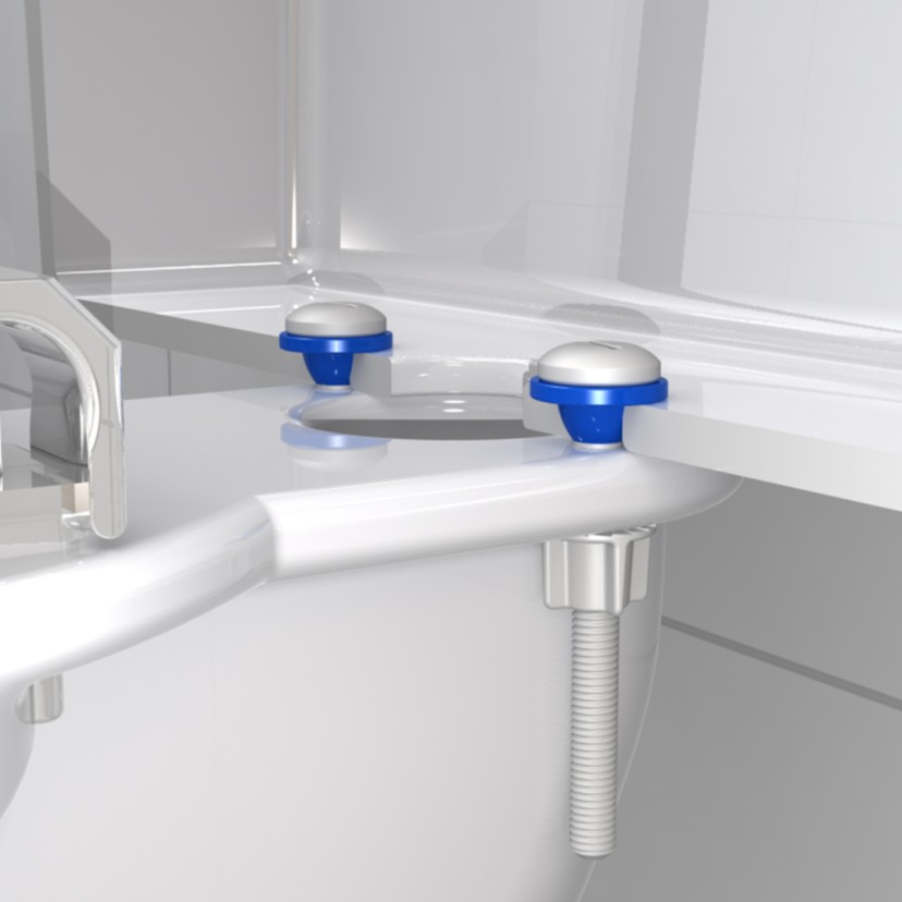 Kit Parafusos Fixador para Caixa Acoplada M10 X 80Mm                           