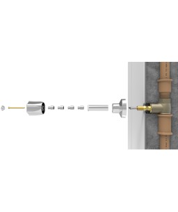 Prolongador P/ Registro Latão Cromado Deca 20mm