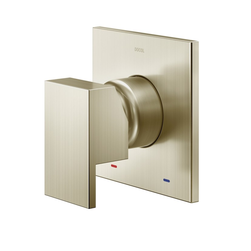 Acabamento monocomando para chuveiro 3/4" alta vazão New Edge/Minima níquel escovado 00925944