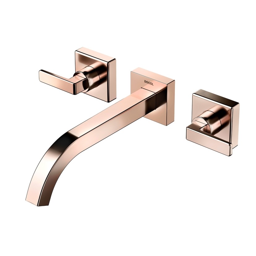 Misturador de Parede para Lavatório DocolStillo Cobre Polido 00832430