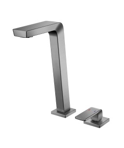 Monocomando para Banheiro Bica Alta Vougan Grafite Escovado 00884670