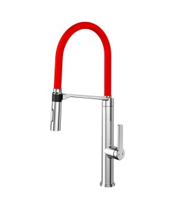 Monocomando para cozinha Doc vermelho 00695779