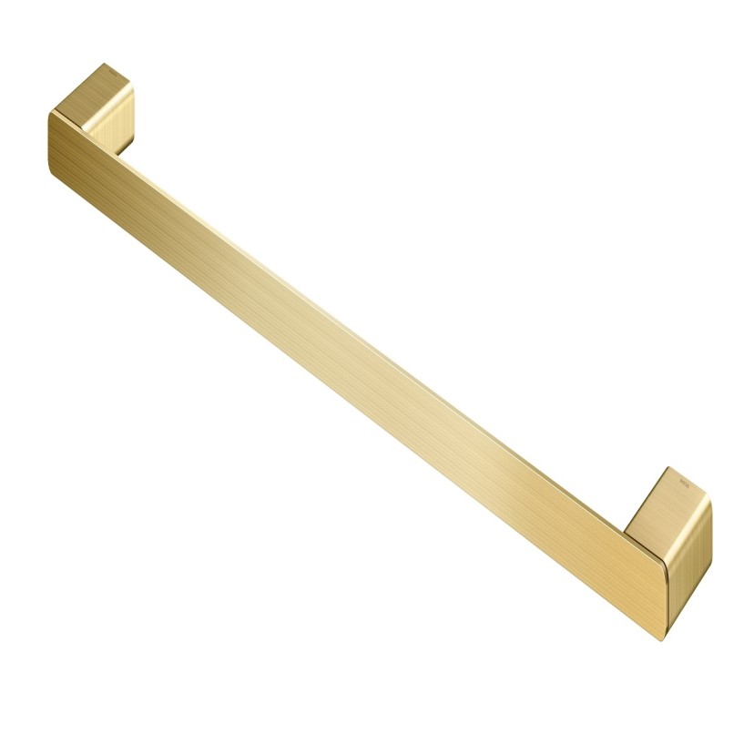 Porta-toalhas bastão 676 mm DocolFlat ouro escovado 00961372