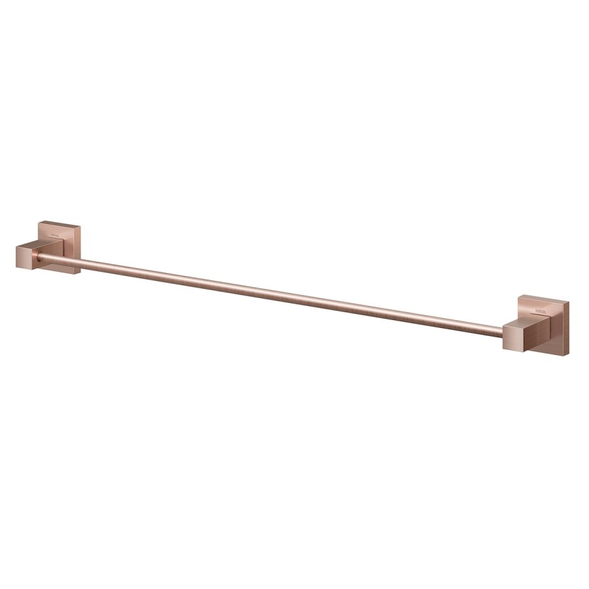 Porta-toalha bastão 642 mm Square cobre escovado 00387769