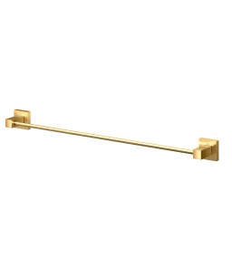 Porta-toalha bastão 642 mm Square ouro escovado 00387772