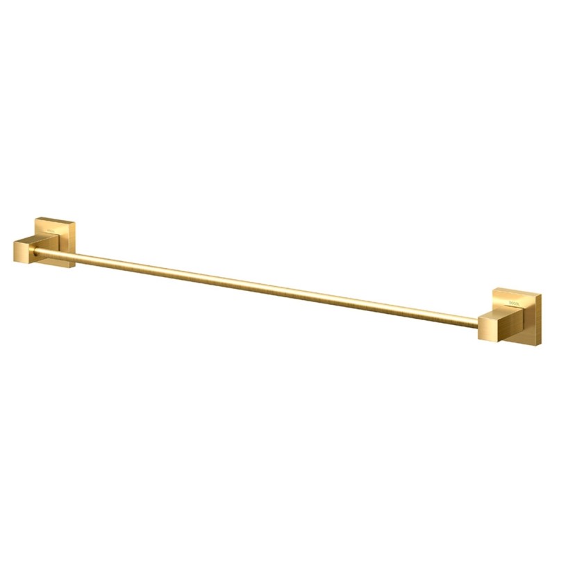 Porta-toalha bastão 642 mm Square ouro escovado 00387772