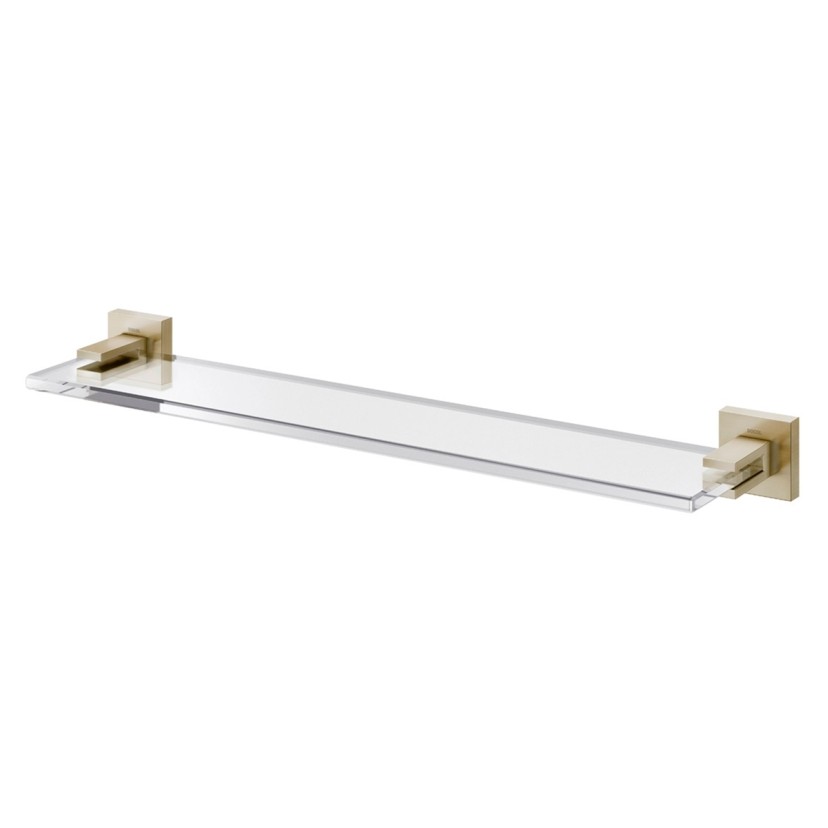 Prateleira Acrílica Square Níquel Escovado 00388244