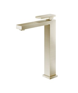 Torneira para Banheiro Bica Alta New Edge Níquel Escovado 00925144