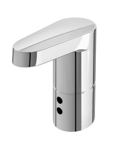 Torneira bica baixa de mesa para lavatório DocolTronic Formatta cromado 00474106