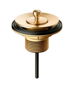 Válvula de saída d'água universal para banheiro em metal 7/8" ouro polido 00486343