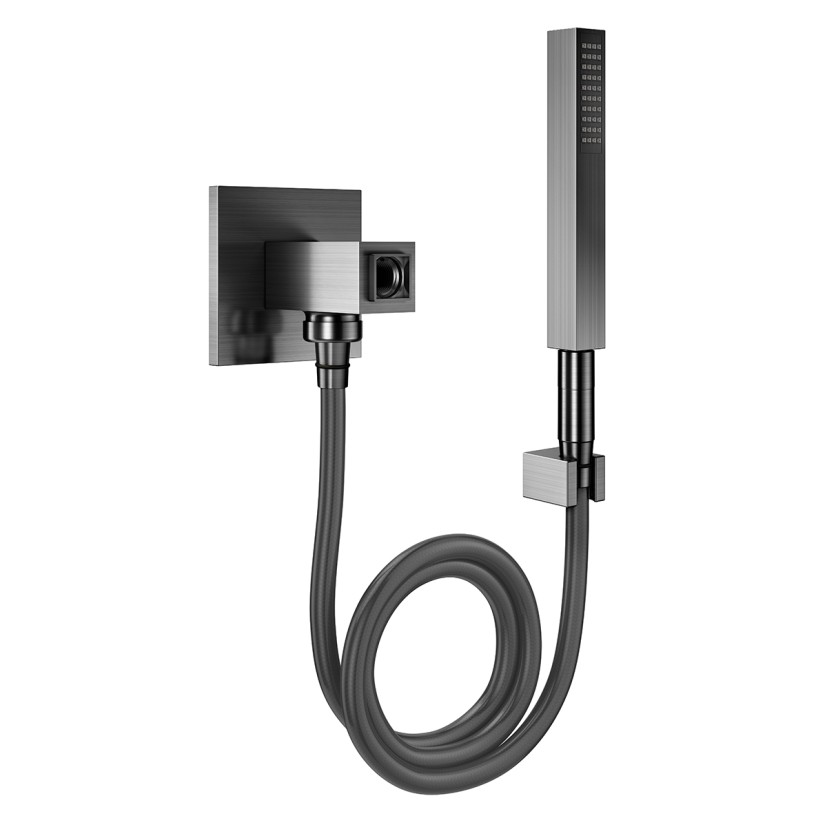 Desviador para Chuveiro 1/2" Grafite Escovado Docol Square 00604270