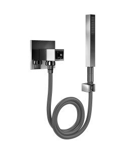 Desviador para Chuveiro 1/2" Grafite Polido Docol Square 00604248