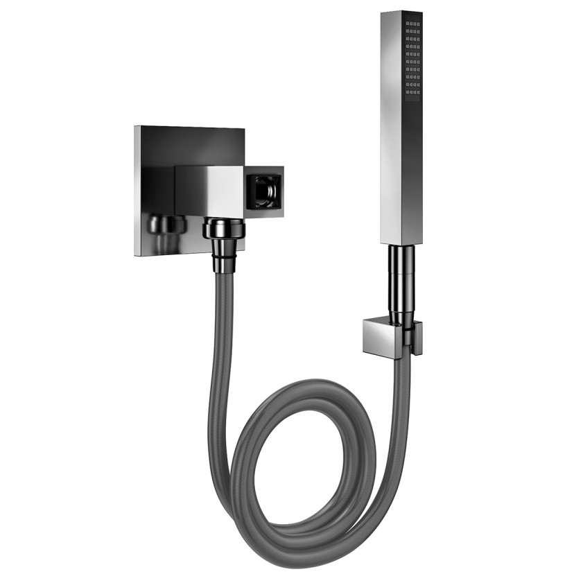 Desviador para Chuveiro 1/2" Grafite Polido Docol Square 00604248