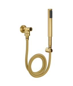 Ducha Manual com Desviador para Chuveiro de Parede C30 Ouro Escovado 00934272