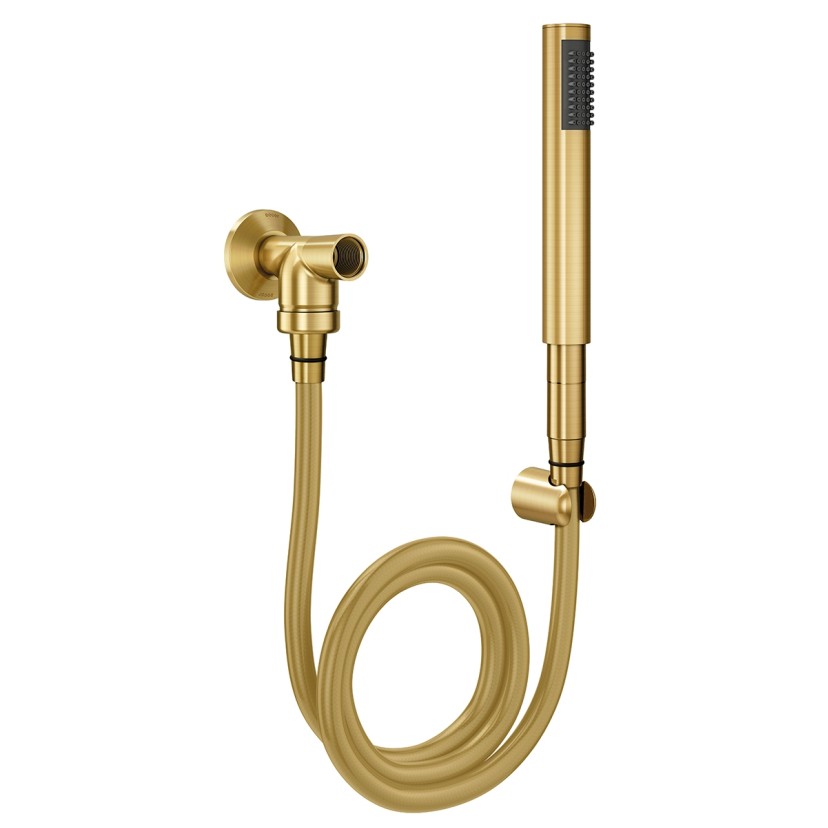 Ducha Manual com Desviador para Chuveiro de Parede C30 Ouro Escovado 00934272