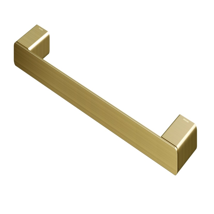 Porta-toalhas de rosto 376 mm DocolFlat ouro escovado 01013672