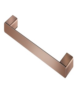 Porta-toalhas de rosto 376 mm DocolFlat cobre polido 01013630