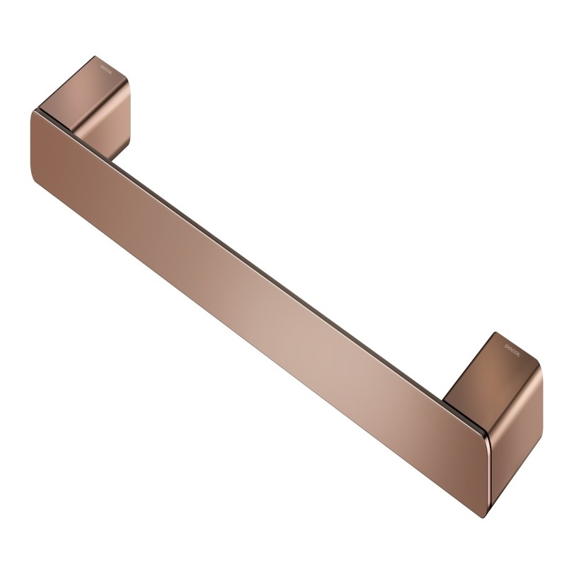 Porta-toalhas de rosto 376 mm DocolFlat cobre polido 01013630