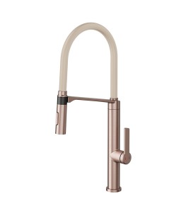 Monocomando DOC Cobre Escovado com mangueira na cor Areia 90006957142