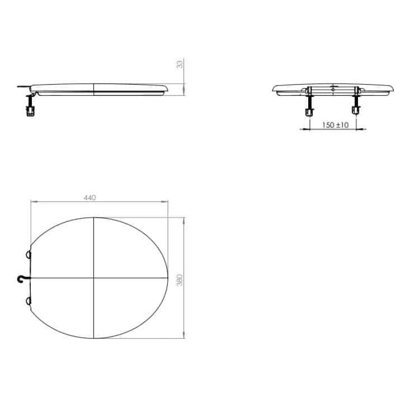 Assento Original Almofadado Confort Plus 3909860010100