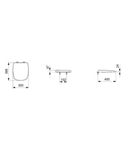 Assento PP Softclose Avant/Art Branco|Roca/Incepa 9179880011100
