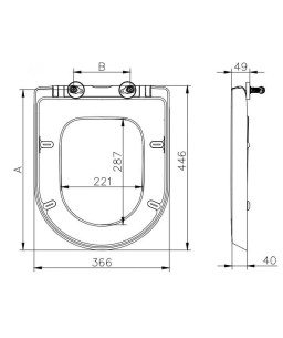 Assento Termofixo com Slowclose Nexo Branco A80164A004